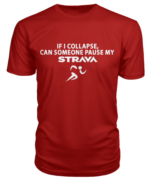 COLLAPSE STRAVA RUNNERS T-SHIRT* – Straight Outta Love