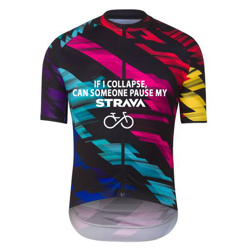 Colorful Collapse Cycling Jersey
